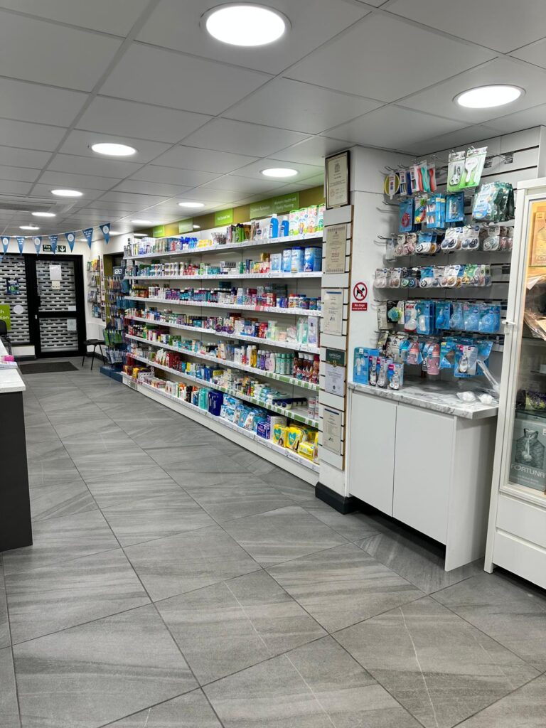 Carlton Pharmacy healthcare product aisles